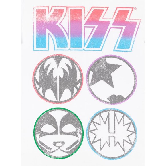 KISS Band metal rock Official cotton T-Shirt Boys 10-12 14-16 18 NWT - Picture 2 of 2